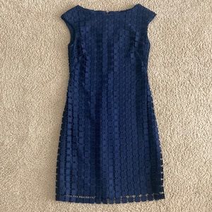 Ralph Lauren blue shift dress size 2P